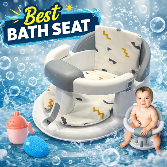 Baby Bath Seats for 6-12 Months: Best 100% Non-Slip Seats for Safe Tub Transitions