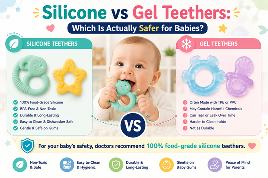 Silicone vs Gel Teethers: Which Is Actually Safer for Babies?