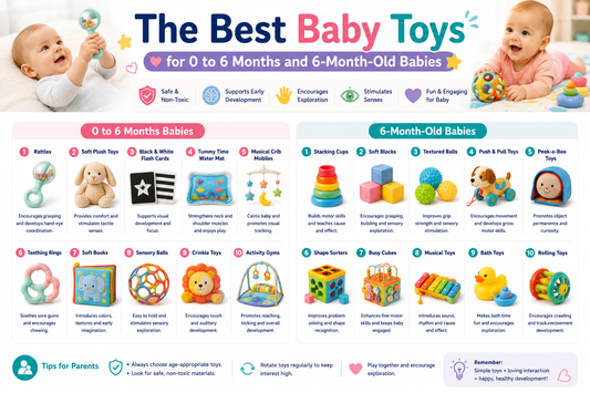The Best Baby Toys for 0 to 6 Months and 6-Month-Old Babies