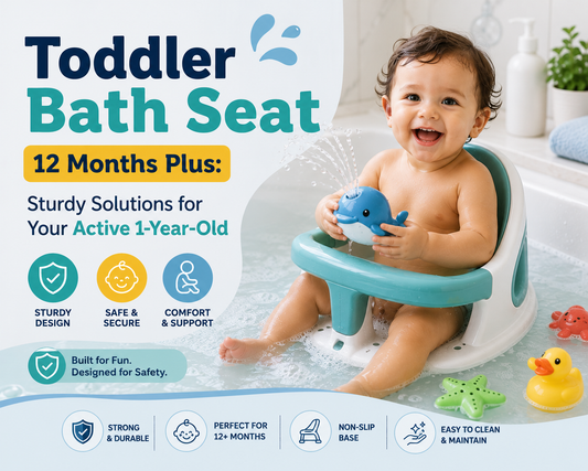 Toddler Bath Seat 12 Months Plus: Sturdy Solutions for Your Active 1-Year-Old