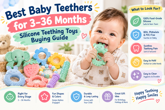 Best Baby Teethers for 3 to 36 Months: Silicone Teething Toys Buying Guide