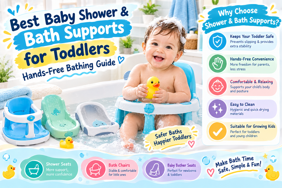 Best Baby Shower and Bath Supports for Toddlers: Hands-Free Bathing Guide
