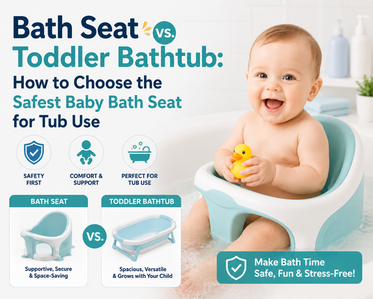 Bath Seat vs. Toddler Bathtub: How to Choose the Safest Baby Bath Seat for Tub Use