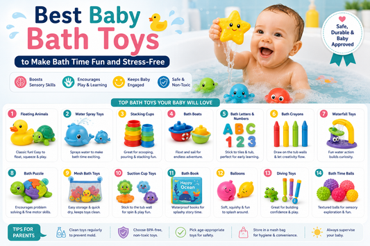 Best Baby Bath Toys to Make Bath Time Fun and Stress-Free