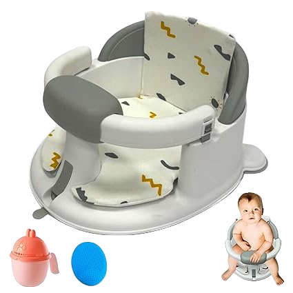 Baby Bath Seats for Babies 6–12 Months 100% Non-Slip: Transitioning to the Big Tub Safely