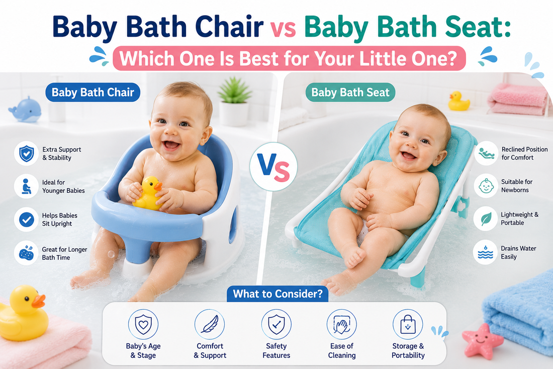 Baby Bath Chair vs Baby Bath Seat: Which One Is Best for Your Little One?