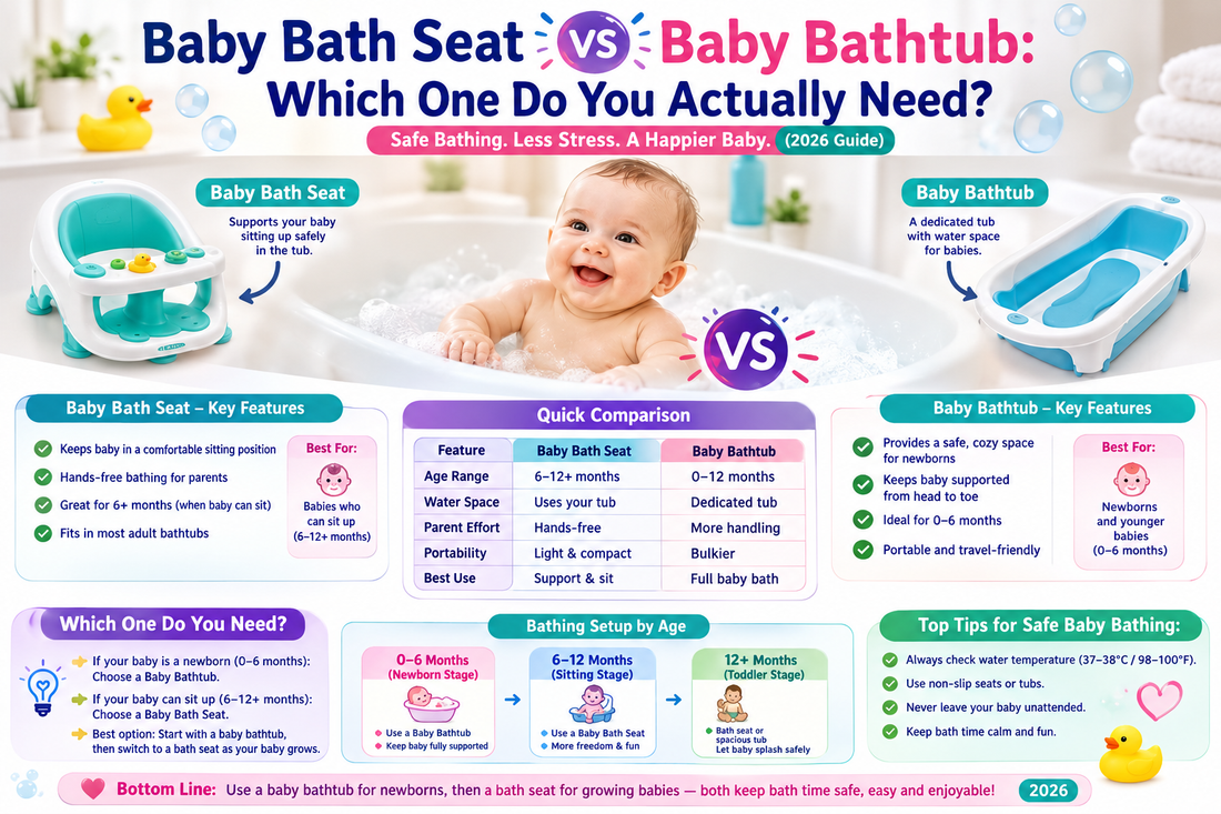 Baby Bath Seat vs Baby Bathtub: Which One Do You Actually Need?