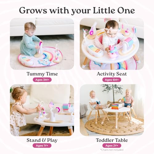 Move2Play 4-in-1 Baby Activity Center | Montessori Exersaucer & Play Table