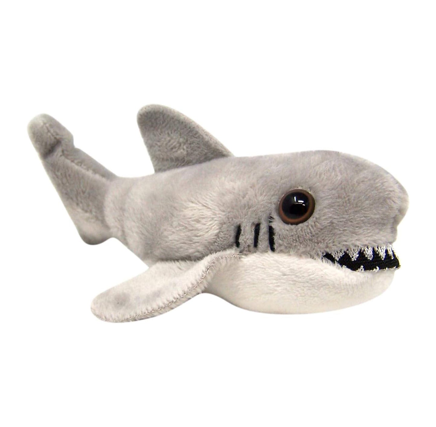 Funstuff 16-Inches Soft Plush Shark with Pouch and Mini Pup