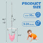 Baby Jumper with a Ceiling Hook for Infant & Toddlers with Adjustable Chain, Bouncers for Indoor/Outdoor, Baby Doorway Jumper with Soft Rug