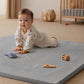 Thick Baby Play Mat 1.3'', 50x50 Playpen Mat with Removable & Washable Cover, Ultra Soft Crawling Rug for Floor, Foam Cushion & Non-Slip Backing for Kids, Toddlers