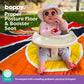 Boppy Proper Posture Floor & Booster Seat - Ergonomic Infant Seat and Toddler Seat with Removable Washable Tray and Back Support for 4-36 Months - Oatmeal