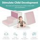 1. Best Choice Products 4-Piece Foam Climb & Crawl Play Set