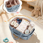 Baby Diaper Caddy with Detachable Dividers and Wipes Pocket, Lightweight Baby Caddy Organizer with Handles and 8 Pockets for Baby Stuff, Camel