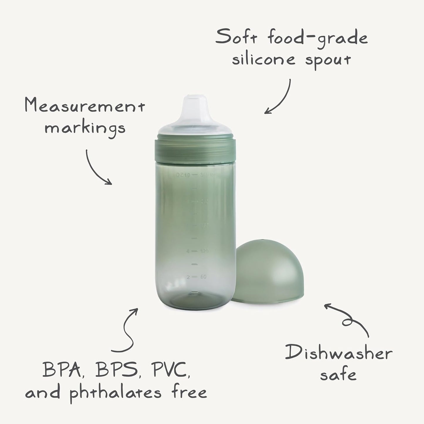 mushie Soft Spout Sippy Cup 10 fl oz | 6 Months+