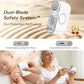Electric Nail Clipper for Family Care【Precision Dual-Blade Trimming System】 Automatic 2-in-1 Trimmer & Grind Nail Care Tool with LED Light, Ultra-Quiet & Safe for Babies, Seniors and Adults 803A