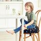 Toddler Booster Seat for Dining Table, Portable Kids Booster Seat with Safety Buckles Portable Increasing Booster Cushion with Non-Slip Bottom