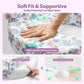 Nursing Pillow -Memory Foam Bottle & Breastfeeding Pillow with Safety Fence -Ergonomic Support, with Wider Breast Feeding Cushion, Adjustable, Removable Cover, Baby Safety