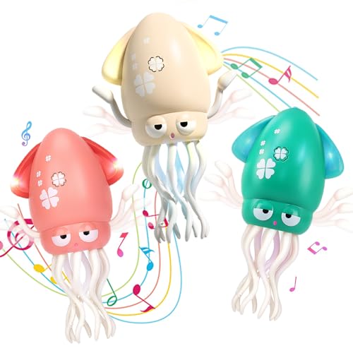 Dancing Octopus Crawling Toy | Rechargeable Musical Tummy Time Toy