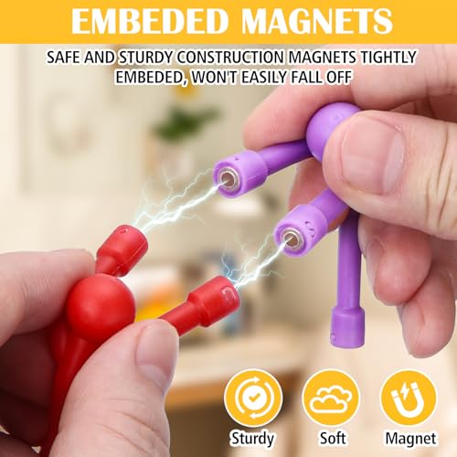10-Piece Magnetic Travel Toys | Cute Magnetic People, Airplane & Car Fidget Toys for Kids