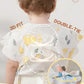 Disposable Baby Bibs for Baby Boys and Girls - Long Sleeve Bib Individually Wrapped Waterproof Baby Bibs 16 pcs
