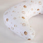 1 Piece Nursing Pillowcase, C-Shaped Breastfeeding Support Cushion Cover with Cute Bear Pattern