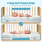 Breathable Crib & Toddler Mattress: Soft Cribs mattresses for Waterproof - 52" x 27.6" x 5" - Tencel Toddler Bed Mattress Fits Baby and Kids