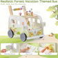 ROBUD Wooden Baby Push Walker, Forest Theme Learning Walking Toys for Baby Age 10 Months+, WRP54