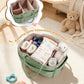 Baby Diaper Caddy with Detachable Dividers and Wipes Pocket, Lightweight Baby Caddy Organizer with Handles and 8 Pockets for Baby Stuff, Camel