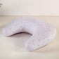 1 Piece Nursing Pillowcase, C-Shaped Breastfeeding Support Cushion Cover with Stars Print, Soft Base, Polyester, Machine Washable