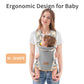 3-in-1 Baby Carrier Newborn to Toddler - Ergonomic(7.5-45lbs),Cozy Baby Carrier?Enhanced Lumbar Support?Easily AdjustableLightweight & Breathable Child Carrier