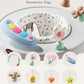 Baby Jumper 4-Stage Convertible| Montessori -Inspired 8 Interactive Toys| Tummy Time Playmat, Bouncer, Exersaucer, Toddler Table| Music & Lights | 3-6, 6-12, 12-18, 12-24 Months - Gray
