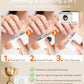 Electric Nail Clipper for Family Care【Precision Dual-Blade Trimming System】 Automatic 2-in-1 Trimmer & Grind Nail Care Tool with LED Light, Ultra-Quiet & Safe for Babies, Seniors and Adults 803A