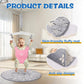 Baby Jumper with a Ceiling Hook for Infant & Toddlers with Adjustable Chain, Bouncers for Indoor/Outdoor, Baby Doorway Jumper with Soft Rug