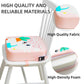 Toddler Booster Seat for Dining Table, Portable Kids Booster Seat with Safety Buckles Portable Increasing Booster Cushion with Non-Slip Bottom