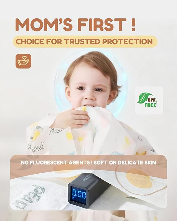 Disposable Baby Bibs for Baby Boys and Girls - Long Sleeve Bib Individually Wrapped Waterproof Baby Bibs 16 pcs