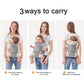 3-in-1 Baby Carrier Newborn to Toddler - Ergonomic(7.5-45lbs),Cozy Baby Carrier?Enhanced Lumbar Support?Easily AdjustableLightweight & Breathable Child Carrier