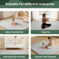 Baby Play Mat for Floor, 1.3 Inch Thick Memory Foam Tummy Time Mat with Non Slip Backing, Soft Coral Velvet 50×50 Inch Playpen Mat Crawling Tatami for Infants Toddlers Kids