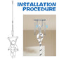 Baby Jumper with a Ceiling Hook for Infant & Toddlers with Adjustable Chain, Bouncers for Indoor/Outdoor, Baby Doorway Jumper with Soft Rug