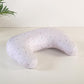 1 Piece Nursing Pillowcase, C-Shaped Breastfeeding Support Cushion Cover with Stars Print, Soft Base, Polyester, Machine Washable