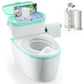3-in-1 Toddler Potty Training Toilet with Flushing Sound – Potty Chair with Wipes Storage & Toilet Paper Holder (18+ Months)
