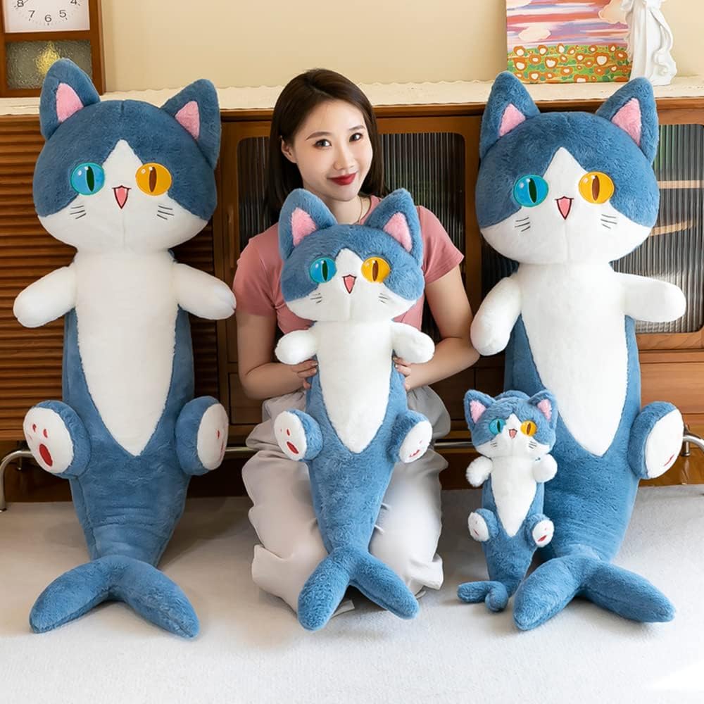 FANGYU Plush Shark Cat Toy Soft Pillow for Long Throws Sleep