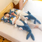 FANGYU Plush Shark Cat Toy Soft Pillow for Long Throws & Sleep