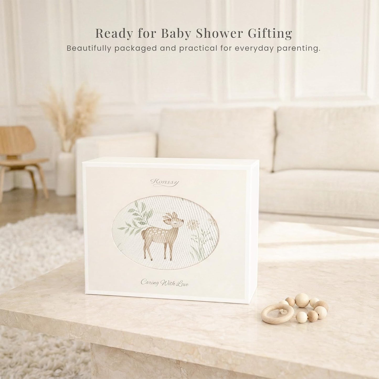 Cotton 100% Baby Lounger Cover Baby Nest Replacement Cover for Newborn Boys Girls Fits Dockatot Deluxe+ Docks Woodland (Cover Only)