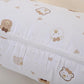 1 Piece Nursing Pillowcase, C-Shaped Breastfeeding Support Cushion Cover with Cute Bear Pattern