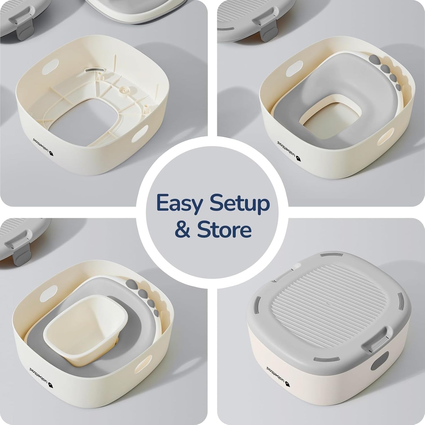 3 in 1 Potty Training Toilet, Dinosaur Toddler Potty Training Seat for Boys Girls with Comfortable Cushion, Easy-to-Clean and Anti-Slip Potty Training Step Stool for Toilet