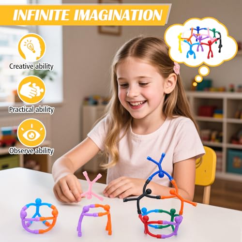 10-Piece Magnetic Travel Toys | Cute Magnetic People, Airplane & Car Fidget Toys for Kids
