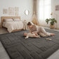 Baby Play Mat for Floor, 1.3" Thick 79x158 Plush Soft Foam Mats for Toddler Kids Crawling, Non-Slip Easy Care Nursery Rug for Playroom Living Room