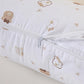 1 Piece Nursing Pillowcase, C-Shaped Breastfeeding Support Cushion Cover with Cute Bear Pattern