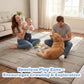 Baby Play Mat for Floor, 1.3" Thick 79x158 Plush Soft Foam Mats for Toddler Kids Crawling, Non-Slip Easy Care Nursery Rug for Playroom Living Room